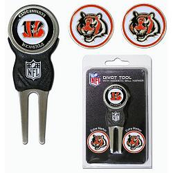 Cincinnati Bengals Golf Divot Tool with 3 Markers