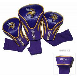 Minnesota Vikings Golf Club 3 Piece Contour Headcover Set