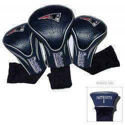 New England Patriots Golf Club 3 Piece Contour Headcover Set