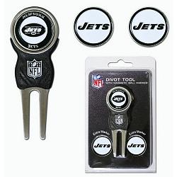 New York Jets Golf Divot Tool with 3 Markers