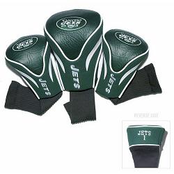 New York Jets Golf Club 3 Piece Contour Headcover Set