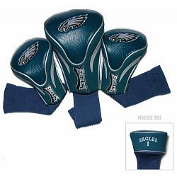 Philadelphia Eagles Golf Club 3 Piece Contour Headcover Set