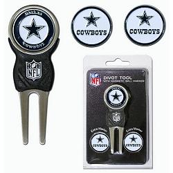 Dallas Cowboys Golf Divot Tool with 3 Markers