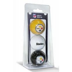 Pittsburgh Steelers 3 Pack of Golf Balls