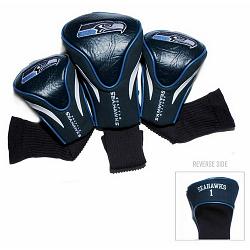 Seattle Seahawks Golf Club 3 Piece Contour Headcover Set