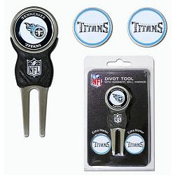 Tennessee Titans Golf Divot Tool with 3 Markers