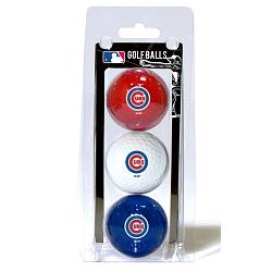 Chicago Cubs 3 Pack of Golf Balls