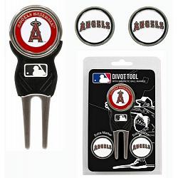 Los Angeles Angels Golf Divot Tool with 3 Markers
