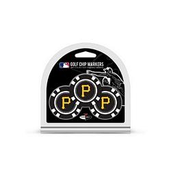 Pittsburgh Pirates Golf Chip with Marker 3 Pack