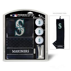 Seattle Mariners Golf Gift Set with Embroidered Towel