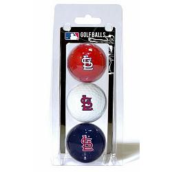 St. Louis Cardinals 3 Pack of Golf Balls