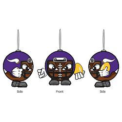Minnesota Vikings Ornament Ball Head