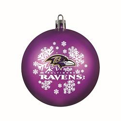 Baltimore Ravens Ornament Shatterproof Ball