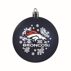 Denver Broncos Ornament Shatterproof Ball