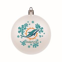 Miami Dolphins Ornament Shatterproof Ball