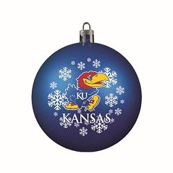 BOELTER Kansas Jayhawks Ornament Shatterproof Ball