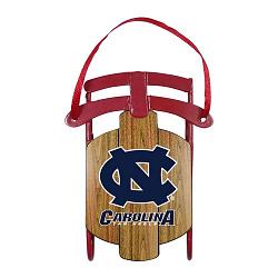 North Carolina Tar Heels Ornament - Metal Sled