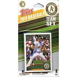 Oakland Athletics 2011 Topps Team Set