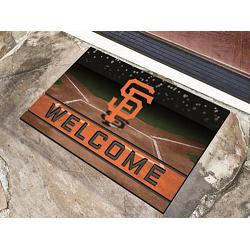 San Francisco Giants Door Mat 18x30 Welcome Crumb Rubber