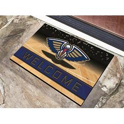New Orleans Pelicans Door Mat 18x30 Welcome Crumb Rubber