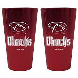 Arizona Diamondbacks Lusterware Pint Glass - Set of 2