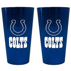 Indianapolis Colts Lusterware Pint Glass - Set of 2