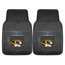 Missouri Tigers Heavy Duty 2-Piece Vinyl Car Mats