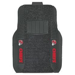 Kansas City Chiefs Car Mats Deluxe Set