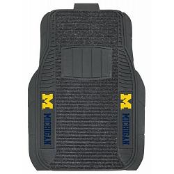 Michigan Wolverines Car Mats - Deluxe Set