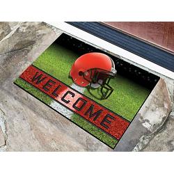 Cleveland Browns Door Mat 18x30 Welcome Crumb Rubber