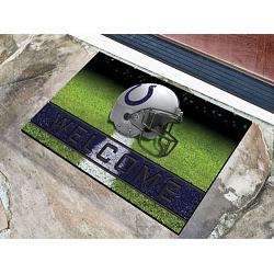 Indianapolis Colts Door Mat 18x30 Welcome Crumb Rubber