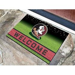 Florida State Seminoles Door Mat 18x30 Welcome Crumb Rubber