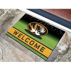 Missouri Tigers Door Mat 18x30 Welcome Crumb Rubber