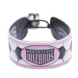 Kansas City Wizards Bracelet Soccer Pink