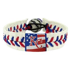 Kansas City Royals Bracelet Baseball Stars and Stripes CO