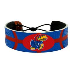 Kansas Jayhawks Bracelet Team Color Basketball CO