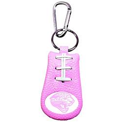 Jacksonville Jaguars Keychain Pink Football CO