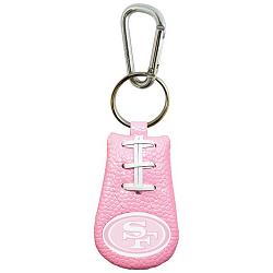 San Francisco 49ers Keychain Pink Football CO