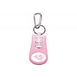 Los Angeles Rams Pink NFL Football Keychain