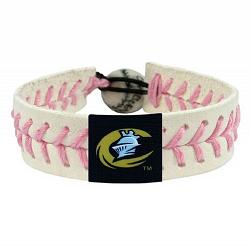 Charlotte Knights Bracelet Baseball Pink CO