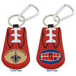 New Orleans Saints Keychain Classic Football Super Bowl 44 Champs CO