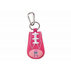 NFL Breast Cancer Awareness Keychain Football Ribbon Pink CO