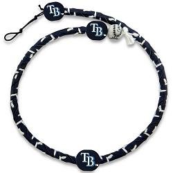 Tampa Bay Rays Team Color Frozen Rope Baseball Necklace