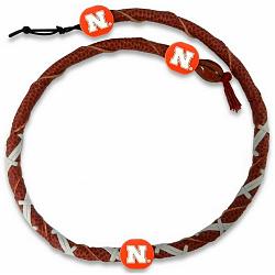 Nebraska Cornhuskers Necklace Spiral Football CO