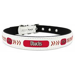 Arizona Diamondbacks Pet Collar Classic Baseball Leather Size Small CO