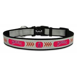 Los Angeles Angels Pet Collar Reflective Baseball Size Large