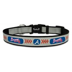 Atlanta Braves Reflective Medium Baseball Collar