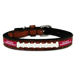 Arizona Cardinals Pet Collar Leather Classic Football Size Toy CO