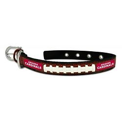 Arizona Cardinals Pet Collar Leather Classic Football Size Small CO