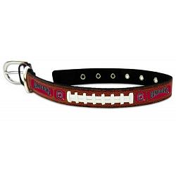 South Carolina Gamecocks Pet Collar Classic Football Leather Size Large